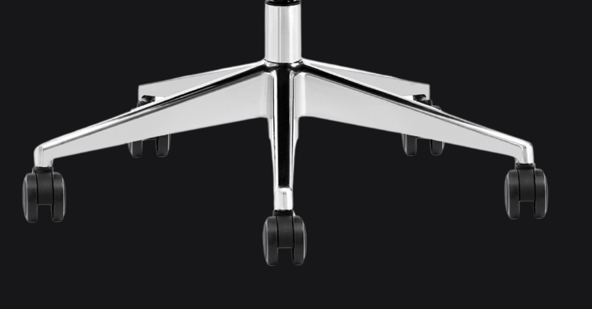 ALUMINIOWA PODSTAWA FOTELA BIUROWEGO